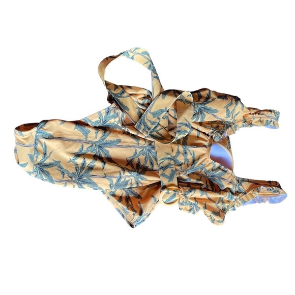 NWOT agua BenditA x Target Swimsuit size 2X sold out yellow with green - Picture 9 of 16